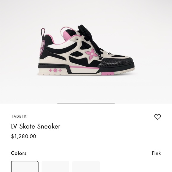 Louis Vuitton skates Pink - Picture 6 of 8